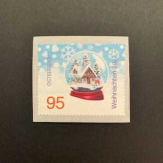 オーストリアの切手・2023年・スノードーム（セルフ糊）
