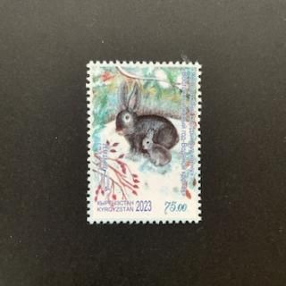 (おまとめ済み)外国未使用切手　ノルウェー　2004年　野ウサギ　1枚 八郷の日々: 切手のうさぎたち