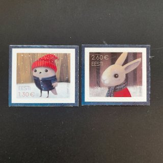 エストニアの切手・2023年・クリスマス-A（セルフ糊）