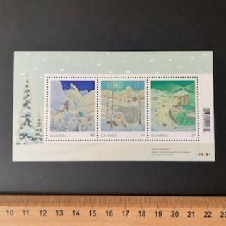 4864 外国切手 カナダ 1998年 クリスマス 天使 3枚セット