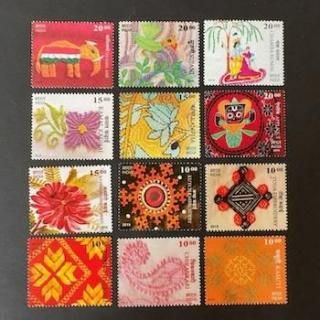 刺繍・レース - 外国切手の通販・北欧・東欧・海外の切手を販売