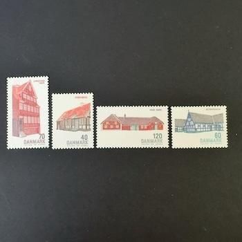 デンマークの切手・1972年・デンマークの建築（4）