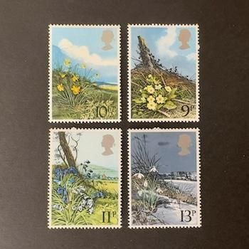4660 外国切手 イギリス 1979年 童話 記念パック イギリスの切手・1979年・春の花（4）