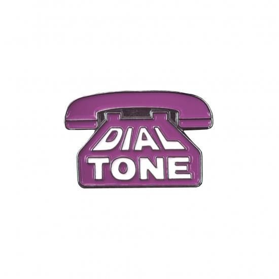 DIALTONEڥȡOG LOGO ENAMEL PIN LAVENDER