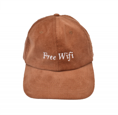 Freewifi 6 PANEL CORDUROY HAT BROWN