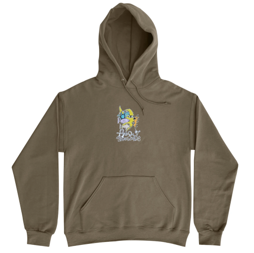 <img class='new_mark_img1' src='https://img.shop-pro.jp/img/new/icons5.gif' style='border:none;display:inline;margin:0px;padding:0px;width:auto;' />Frog  Queen of FrogLand Hoodie  Khaki
