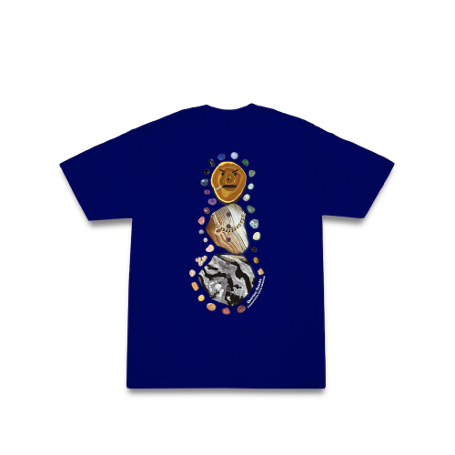 QUARTERSNACKS  GEM TEE NAVY