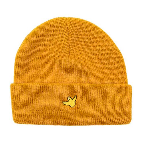 KROOKED OG Bird Cuff Beanie - British Khaki/Yellow