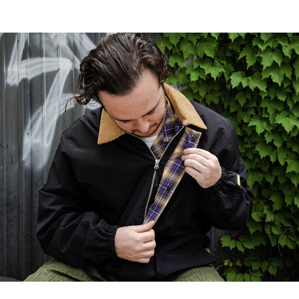 Theories Fairway Nylon Jacket - Black – Palm Isle Skateshop
