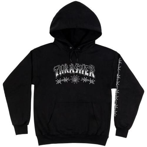THRASHER  BARBED WIRE
HOODIE 