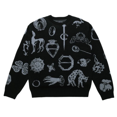<img class='new_mark_img1' src='https://img.shop-pro.jp/img/new/icons5.gif' style='border:none;display:inline;margin:0px;padding:0px;width:auto;' />PASS~PORT Trinkets Knit Sweater  