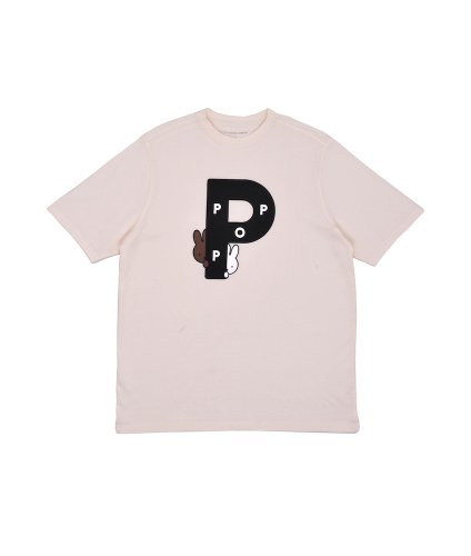 <img class='new_mark_img1' src='https://img.shop-pro.jp/img/new/icons5.gif' style='border:none;display:inline;margin:0px;padding:0px;width:auto;' />POP TRADING COMPANY &  MIFFY BIG P T-SHIRT OFF WHITE