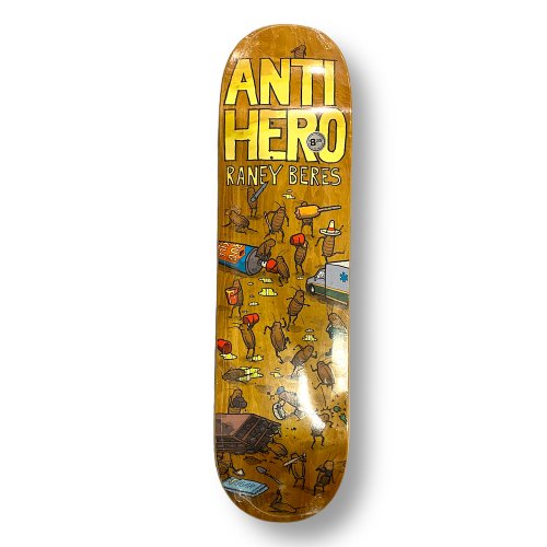 <img class='new_mark_img1' src='https://img.shop-pro.jp/img/new/icons5.gif' style='border:none;display:inline;margin:0px;padding:0px;width:auto;' />ANTIHERO ROACHED OUT' PRO SERIES // BERES 8.25X32 14.38. WB
