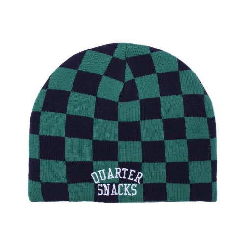 <img class='new_mark_img1' src='https://img.shop-pro.jp/img/new/icons5.gif' style='border:none;display:inline;margin:0px;padding:0px;width:auto;' />QUARTERSNACKS  CHECKERBOARD BEANIE 