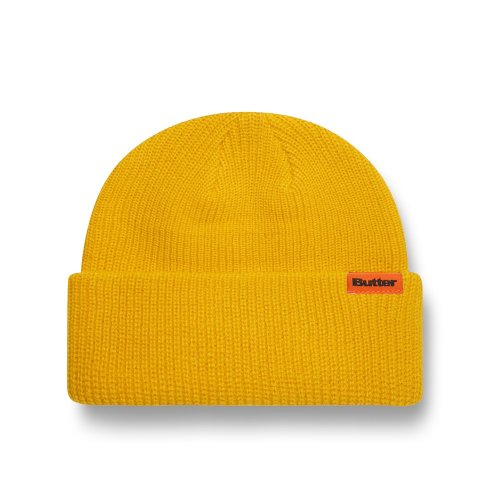 <img class='new_mark_img1' src='https://img.shop-pro.jp/img/new/icons5.gif' style='border:none;display:inline;margin:0px;padding:0px;width:auto;' />BUTTER GOODS  TALL WHARFIE BEANIE YELLOW