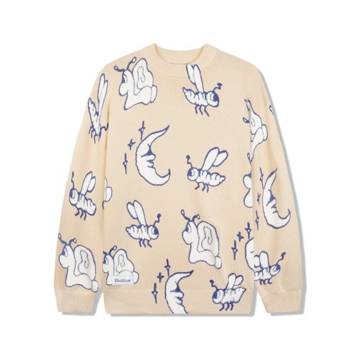 <img class='new_mark_img1' src='https://img.shop-pro.jp/img/new/icons5.gif' style='border:none;display:inline;margin:0px;padding:0px;width:auto;' />BUTTER GOODS  CRITTER  KNITTED SWEATER SAND
