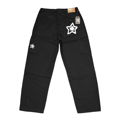 <img class='new_mark_img1' src='https://img.shop-pro.jp/img/new/icons5.gif' style='border:none;display:inline;margin:0px;padding:0px;width:auto;' />STAR TEAM CARPENTER JEANS BLACK