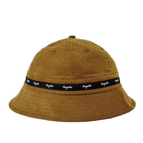 <img class='new_mark_img1' src='https://img.shop-pro.jp/img/new/icons5.gif' style='border:none;display:inline;margin:0px;padding:0px;width:auto;' />MAGENTA  SCRIPT CORD BUCKET HAT  BROWN