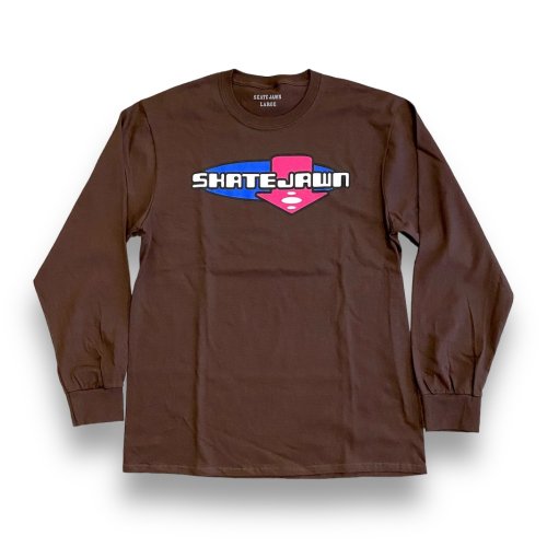<img class='new_mark_img1' src='https://img.shop-pro.jp/img/new/icons5.gif' style='border:none;display:inline;margin:0px;padding:0px;width:auto;' />SKATE JAWN  Downtown Longsleeve- Brown