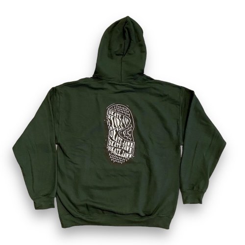 <img class='new_mark_img1' src='https://img.shop-pro.jp/img/new/icons5.gif' style='border:none;display:inline;margin:0px;padding:0px;width:auto;' />SKATE JAWN  Xerox Hoodie - Green