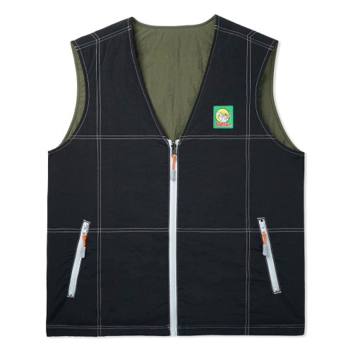 <img class='new_mark_img1' src='https://img.shop-pro.jp/img/new/icons5.gif' style='border:none;display:inline;margin:0px;padding:0px;width:auto;' />BUTTERGOODS REVERSIBLE VEST BLACK