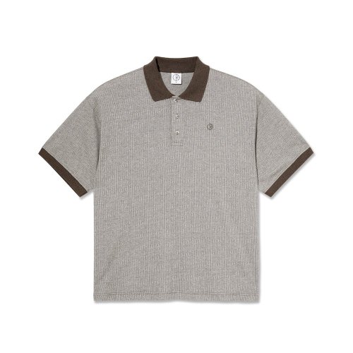 <img class='new_mark_img1' src='https://img.shop-pro.jp/img/new/icons5.gif' style='border:none;display:inline;margin:0px;padding:0px;width:auto;' />POLAR SKATE CO.  ILLUSION SURF  POLO  SHIRT  BROWN