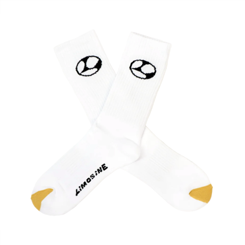 LIMOSINE  GOLD TOE SOCKS WHITE