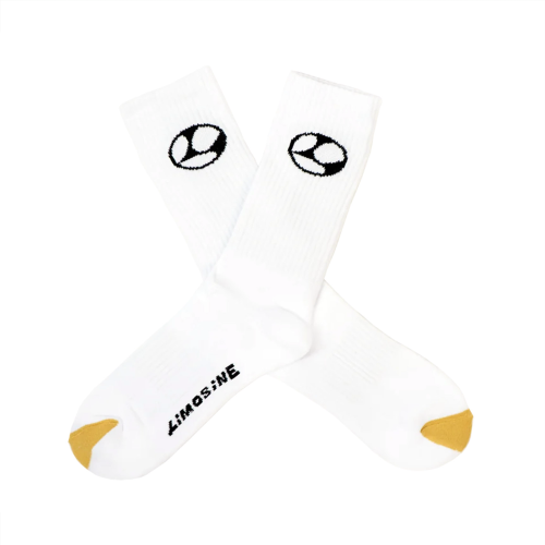 <img class='new_mark_img1' src='https://img.shop-pro.jp/img/new/icons5.gif' style='border:none;display:inline;margin:0px;padding:0px;width:auto;' />LIMOSINE  GOLD TOE SOCKS WHITE