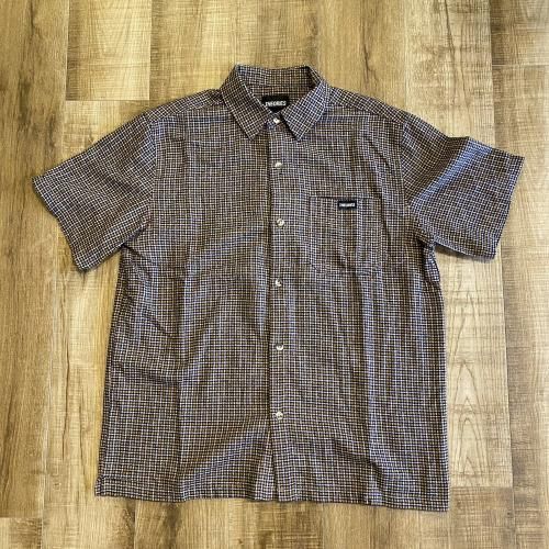 THEORIES  AVIGNON PLAID SHIRT
APRICOT 