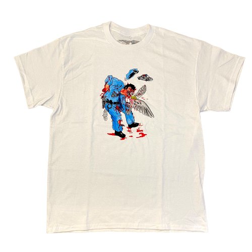 <img class='new_mark_img1' src='https://img.shop-pro.jp/img/new/icons5.gif' style='border:none;display:inline;margin:0px;padding:0px;width:auto;' />ANTIHERO PIGEON ATTACK TEE WHITE