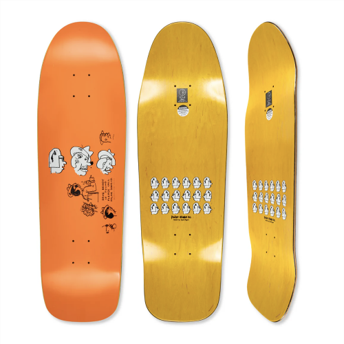 POLAR SKATE CO. DANE BRADY - MIA (ORANGE) 