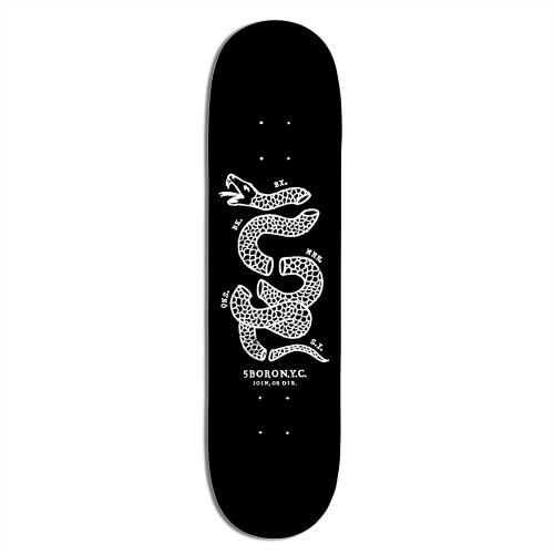 5BORO 5B JOIN OR DIE  BLACK WHITE 8.25