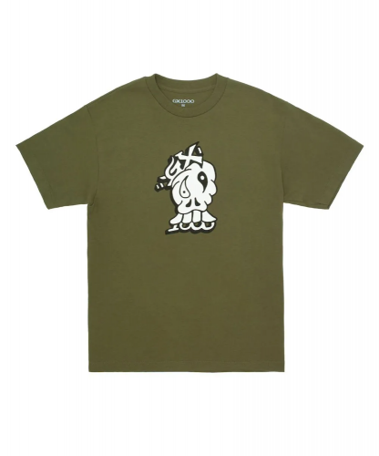 GX1000  MIND OVER MATTER TEE MILITARY GREEN</p>