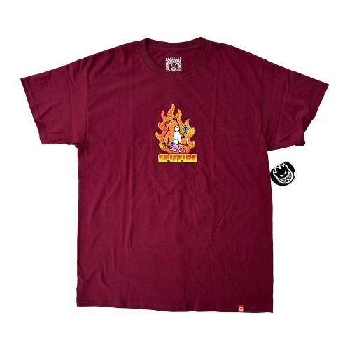 SPITFIRE  LIL BEATDOWN TEE  MARRON


