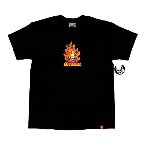 SPITFIRE  LIL BEATDOWN TEE  BLACK

