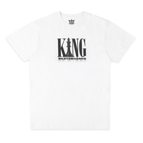 <img class='new_mark_img1' src='https://img.shop-pro.jp/img/new/icons5.gif' style='border:none;display:inline;margin:0px;padding:0px;width:auto;' />KING SKATEBOARDS  CHESS TEE  WHITE