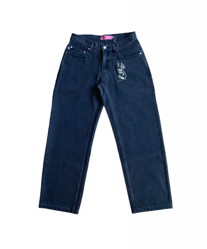 FROG  FIVE POCKET DENIM WASHED BLACK