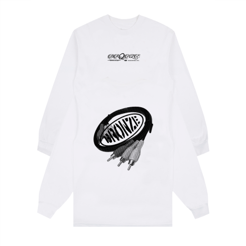 BRONZE 56K  RCA CORDS LONG SLEEVE  WHITE
