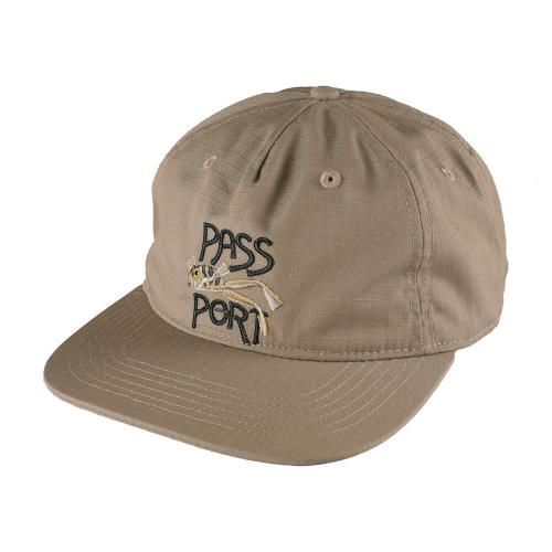 PASS~PORT  FROG LURE RIP STOP WORKERS CAP - KHAIKI