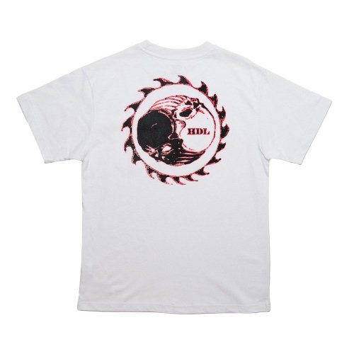 <img class='new_mark_img1' src='https://img.shop-pro.jp/img/new/icons5.gif' style='border:none;display:inline;margin:0px;padding:0px;width:auto;' />HODDLE  THUNDERDOME POCKET TEE - WHITE