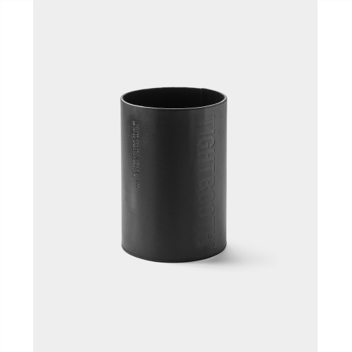 TIGHTBOOTH  LABEL LOGO TRASH CAN