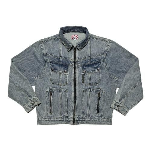 <img class='new_mark_img1' src='https://img.shop-pro.jp/img/new/icons5.gif' style='border:none;display:inline;margin:0px;padding:0px;width:auto;' />STARTEAM DENIM ZIP UP BLUE
