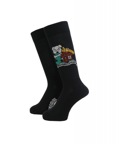<img class='new_mark_img1' src='https://img.shop-pro.jp/img/new/icons5.gif' style='border:none;display:inline;margin:0px;padding:0px;width:auto;' />LOLA'S HARDWARE  WHIMSY  BLOOD SOCKS  BLACK
