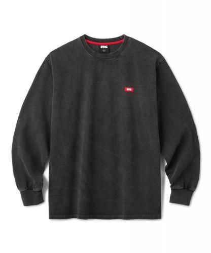 <img class='new_mark_img1' src='https://img.shop-pro.jp/img/new/icons5.gif' style='border:none;display:inline;margin:0px;padding:0px;width:auto;' />FTC  PIGMENT DYED SMALL LOGO L/S BLACK