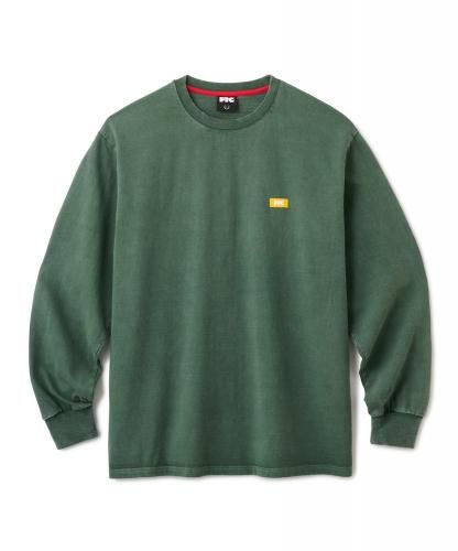 <img class='new_mark_img1' src='https://img.shop-pro.jp/img/new/icons5.gif' style='border:none;display:inline;margin:0px;padding:0px;width:auto;' />FTC  PIGMENT DYED SMALL LOGO L/S GREEN