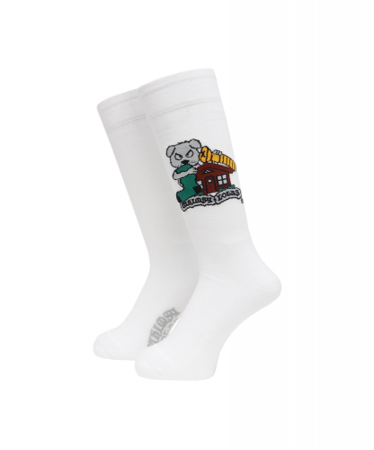 <img class='new_mark_img1' src='https://img.shop-pro.jp/img/new/icons5.gif' style='border:none;display:inline;margin:0px;padding:0px;width:auto;' />LOLA'S HARDWARE  WHIMSY  BLOOD SOCKS  WHITE