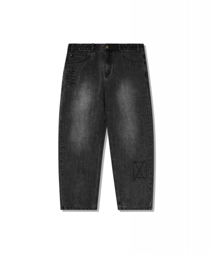 <img class='new_mark_img1' src='https://img.shop-pro.jp/img/new/icons5.gif' style='border:none;display:inline;margin:0px;padding:0px;width:auto;' />BUTTERGOODS  STITCH DENIM JEANS  DISTRESSED GREY
