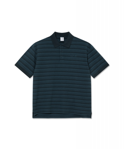 <img class='new_mark_img1' src='https://img.shop-pro.jp/img/new/icons5.gif' style='border:none;display:inline;margin:0px;padding:0px;width:auto;' />POLAR SKATE CO.  SURF POLO SHIRT STRIPE NEPTUNE BLUE