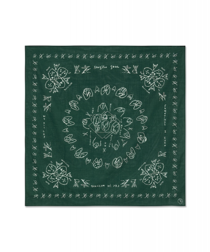 <img class='new_mark_img1' src='https://img.shop-pro.jp/img/new/icons5.gif' style='border:none;display:inline;margin:0px;padding:0px;width:auto;' />POLAR SKATE CO.  BANDANA DARK GREEN