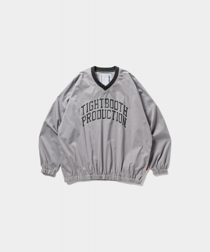 <img class='new_mark_img1' src='https://img.shop-pro.jp/img/new/icons5.gif' style='border:none;display:inline;margin:0px;padding:0px;width:auto;' />TIGHTBOOTH  COLLEGE WIND SHIRT GREY